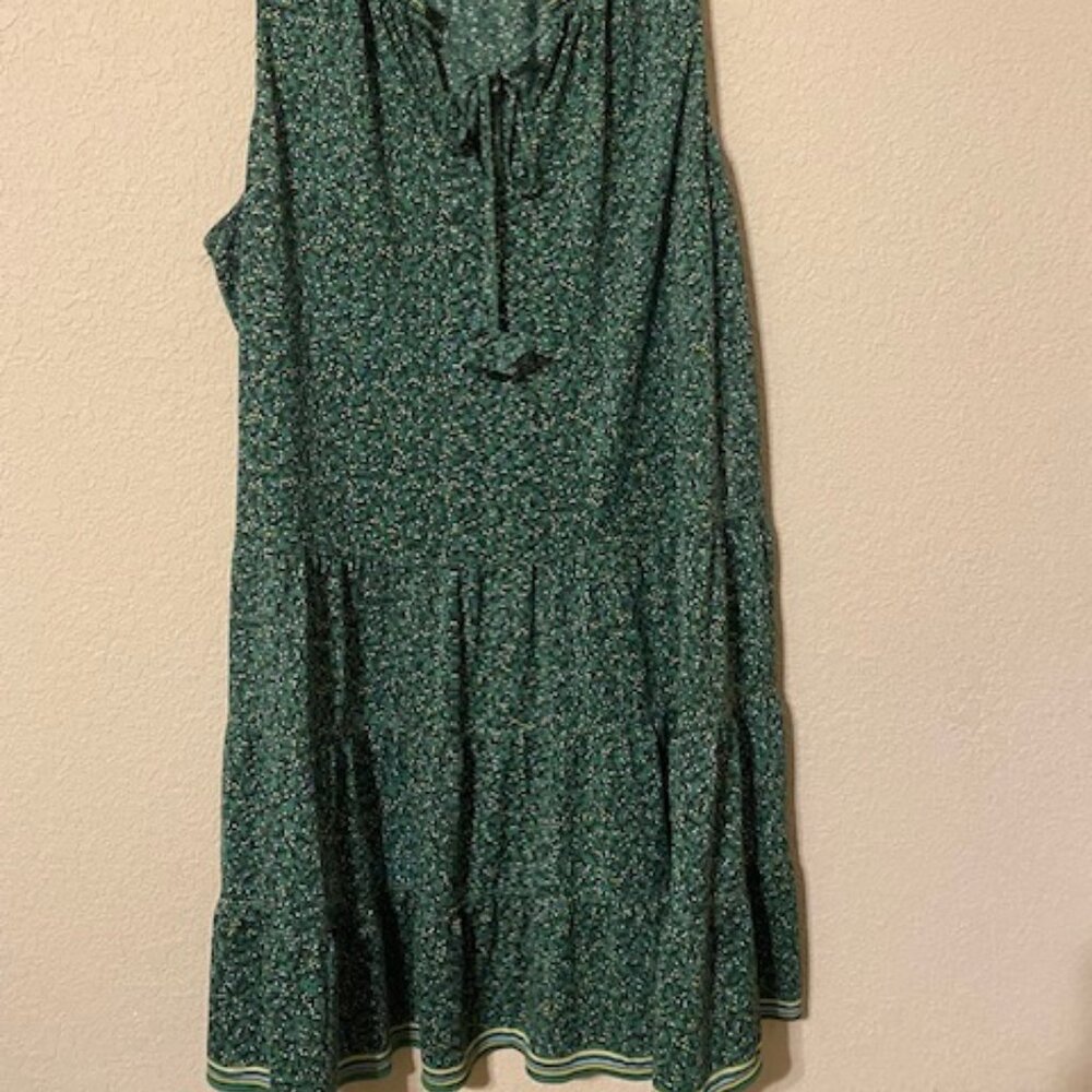 Forest Green Sleeveless Dress